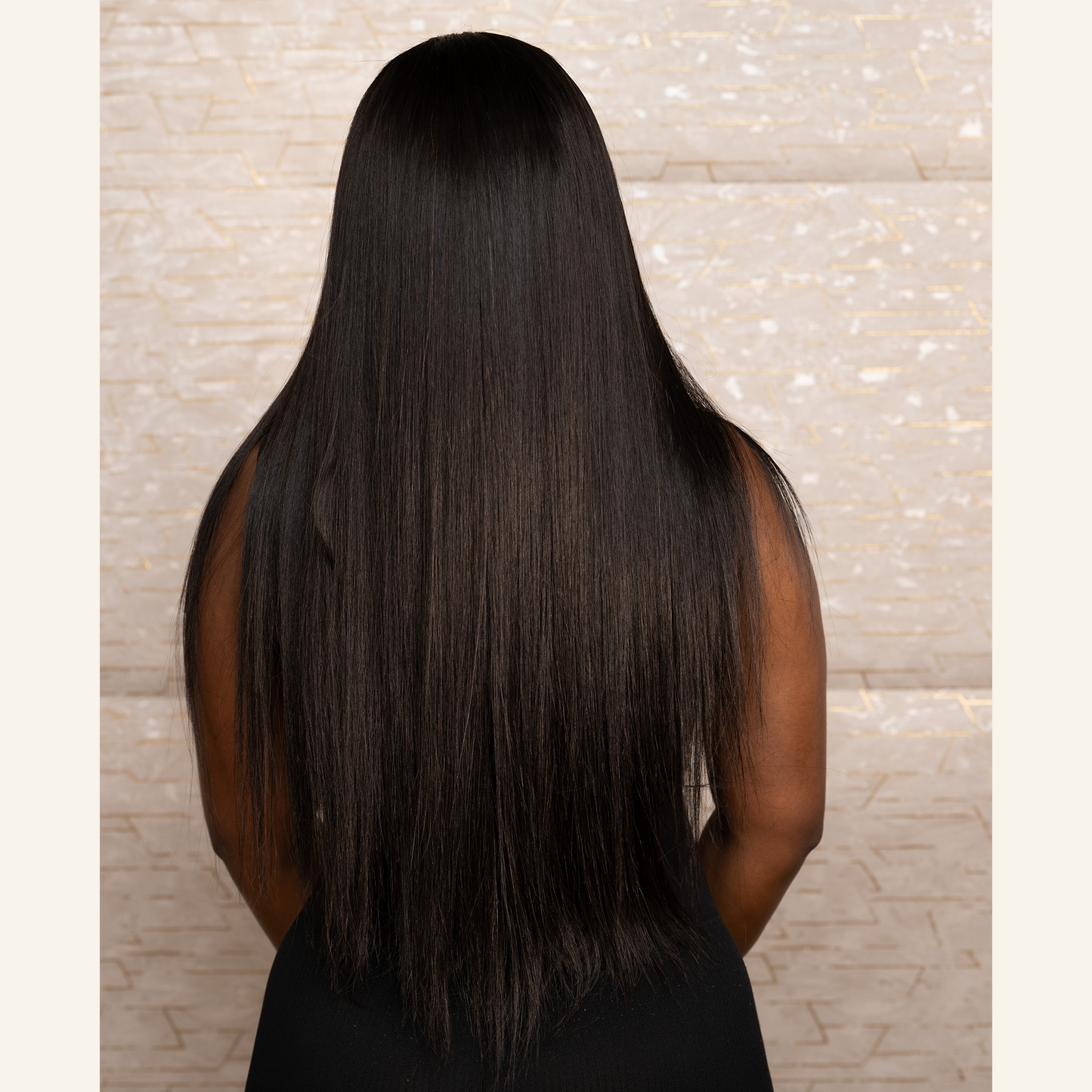 Obsidian Black 13x4 HD Lace Closure Long Wig - 28 Inch