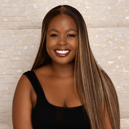 Umber Brown 5x5 HD Lace Closure Long Wig - 28 Inch Premium Vietnamese Hair
